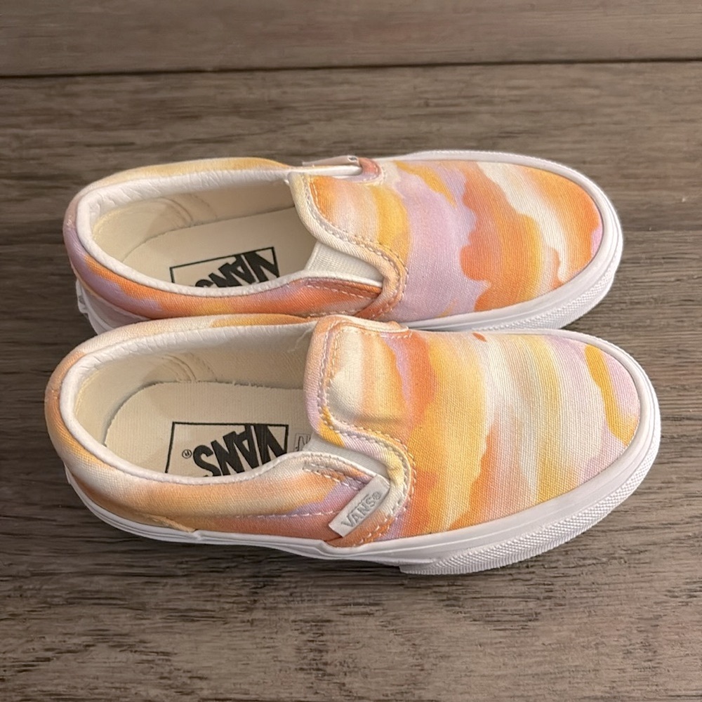 NEW [Vans] Classic Festival Dream Slip-On Casual Sneakers Kids Girls Sz 10.5 - Picture 8 of 15